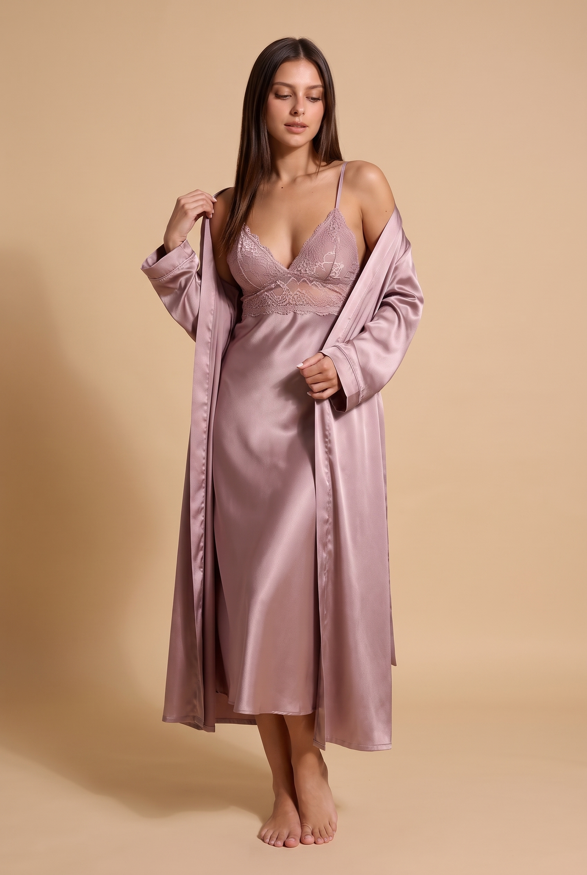 Ensemble Margaux - détail dentelle buste