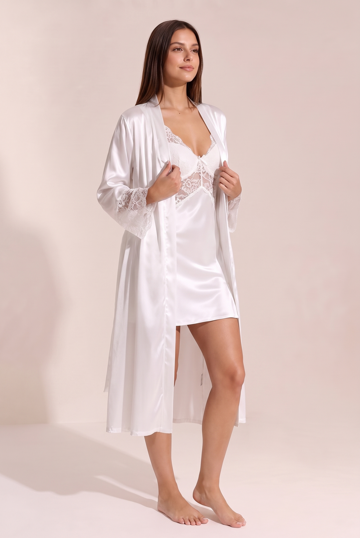 Ensemble Solène - détail satin