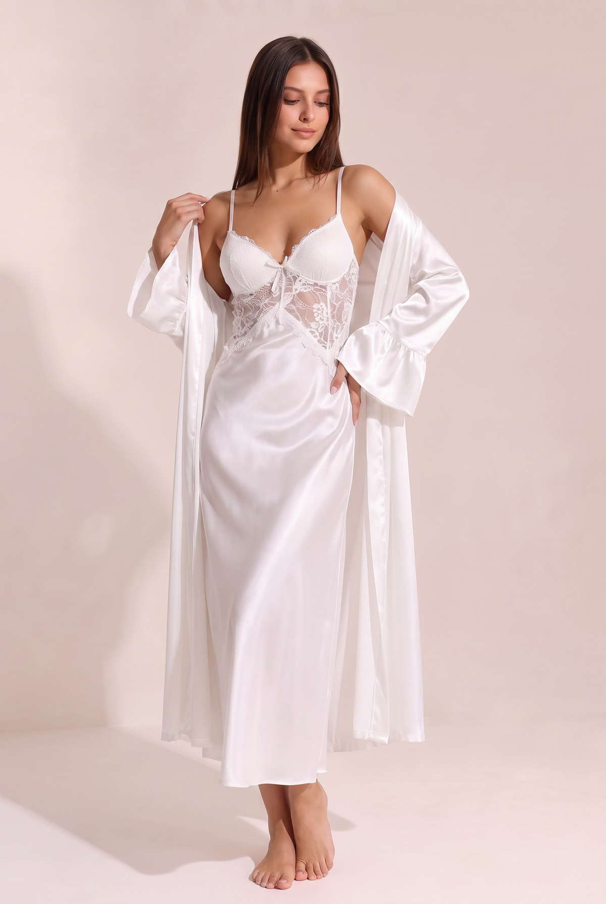 Ensemble Diane - buste dentelle